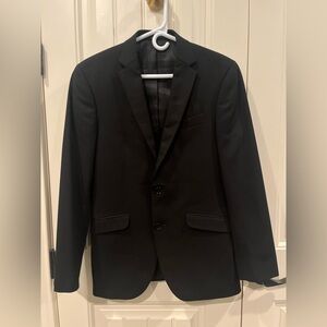Kenneth Cole Black Suit Men’s 36R/29W EUC Holiday Party Wedding Formal Sleek